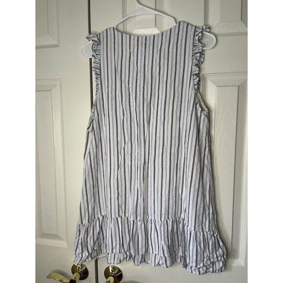 Lulus Striped Mini Summer Tank Dress Women Medium - Picture 6 of 8
